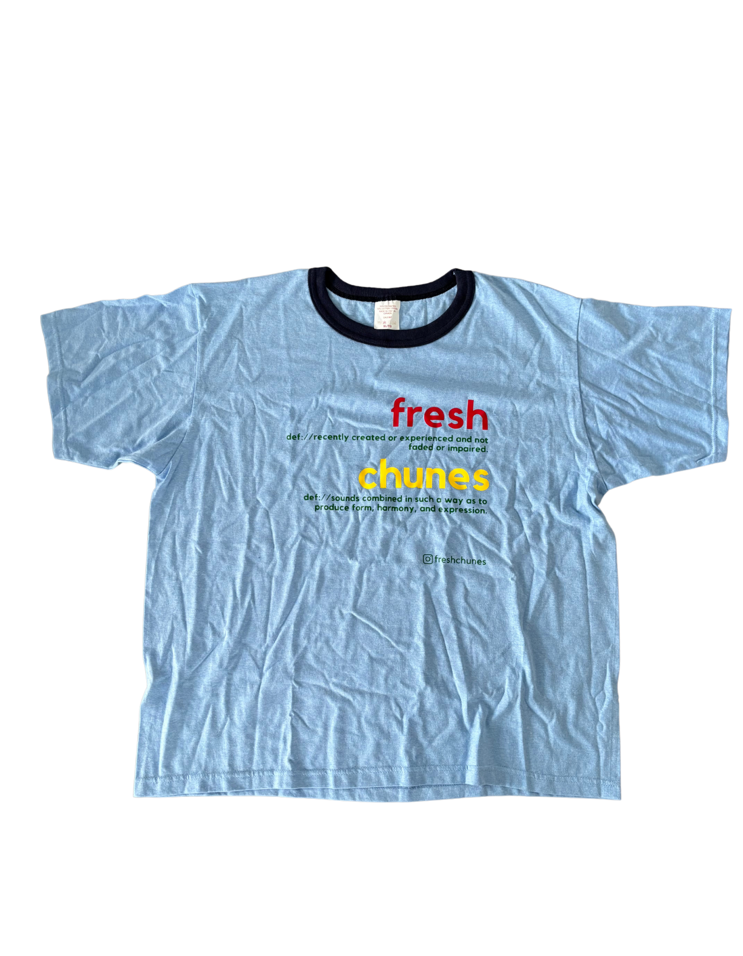 Tri-Colour Blue T-shirt XXL