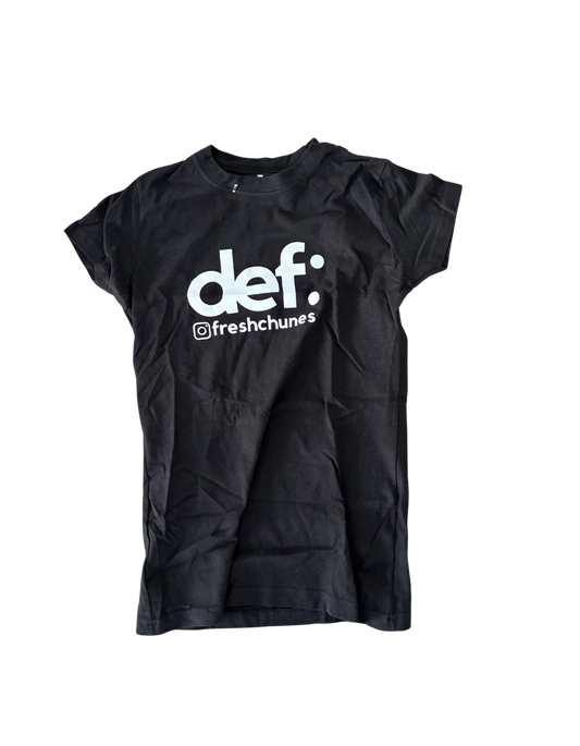 Womans Black and White T-shirt (XS)